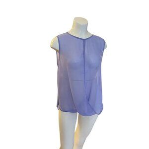 PJK Patterson J. Kincaid Light Purple Sleeveless Blouse sz S